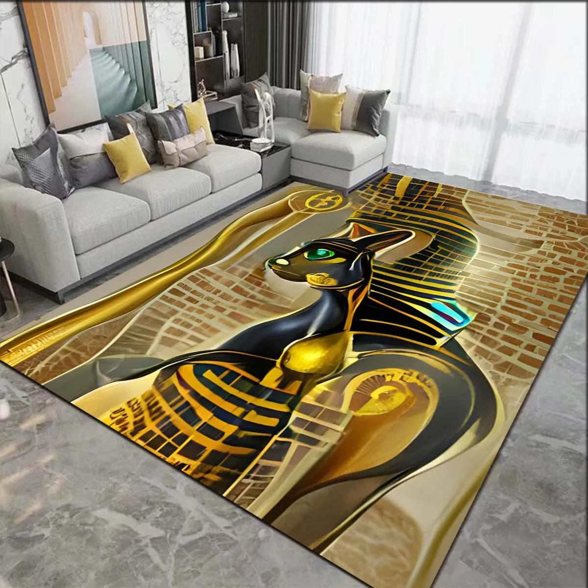 Egyptian Pharaonic Painting Rugs for Bedroom Home Decor Ancient Egypt God Cat Anubis Carpet Floor Mats for Living Room Non-slip 40x60cm 16x24 inch
Egyptian Pharaonic Painting Rugs for Bedroom Home Decor Ancient Egypt God Cat Anubis Carpet Floor Mats for Living Room Non-slip 40x60cm 16x24 inch