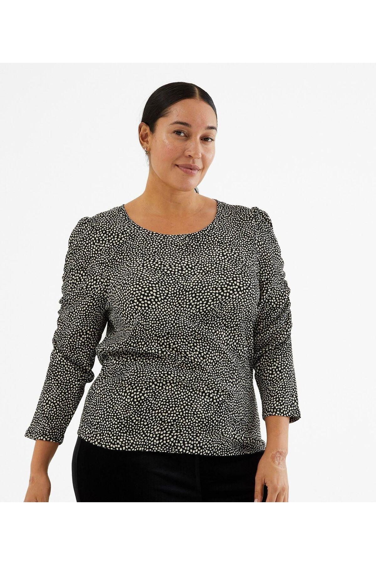 Women s Big Size Blouse Xnt Model Plus Size Crinkle Three Quarter Sleeve Blouse 2XL
Women s Big Size Blouse Xnt Model Plus Size Crinkle Three Quarter Sleeve Blouse 2XL
