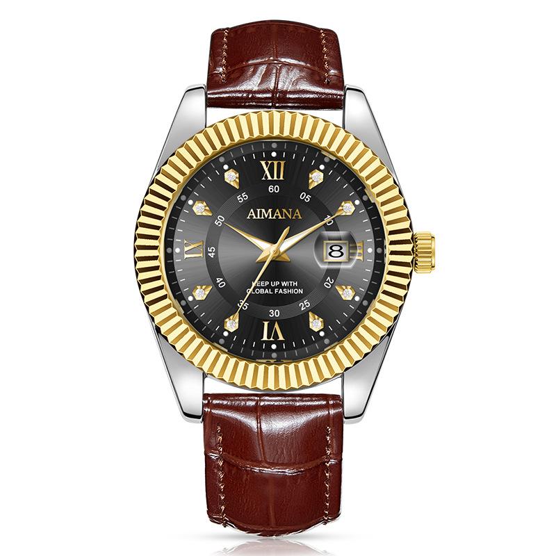 brown leather band high quality watch for man and woman
brown leather band high quality watch for man and woman