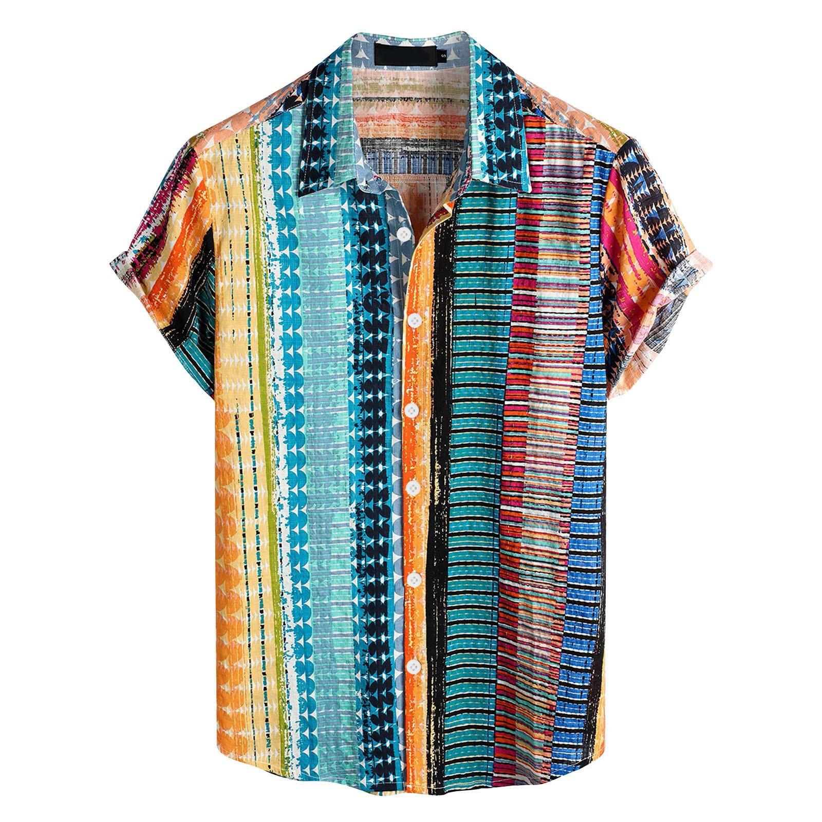 Short Sleeve Button Down Shirt for Men with Leaf Print Casual Relaxed Fit Turn Down Collar Lightweight Top XXL
Short Sleeve Button Down Shirt for Men with Leaf Print Casual Relaxed Fit Turn Down Collar Lightweight Top XXL