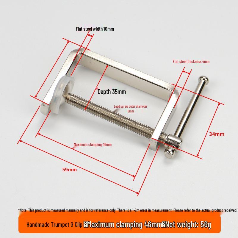 Strong G-Shaped Woodworking F-Clamp for Wood Board and Mold Fixation
Strong G-Shaped Woodworking F-Clamp for Wood Board and Mold Fixation