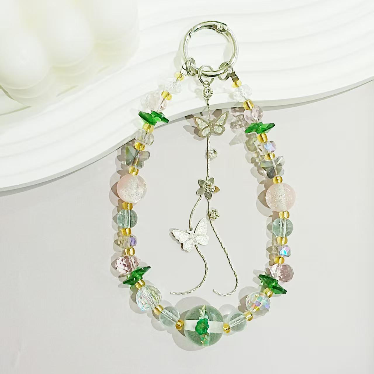 Elegant Crystal & Pearl Phone Lanyard and Car Key Chain
Elegant Crystal & Pearl Phone Lanyard and Car Key Chain