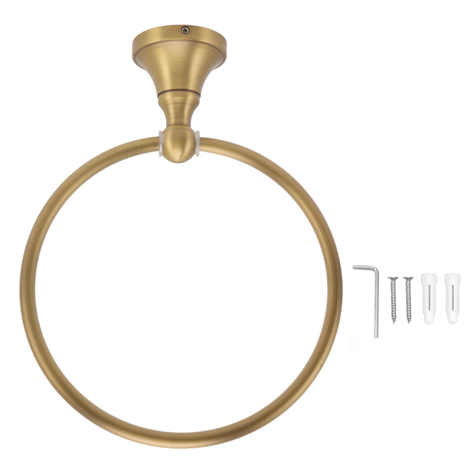 Wall Mounted Towel Ring Heavy Duty Antique Brass Towel Holder for Bathroom Accessories
Wall Mounted Towel Ring Heavy Duty Antique Brass Towel Holder for Bathroom Accessories