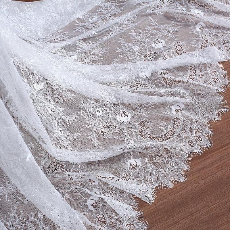 High-end slim and soft skin-friendly lace fabric suitable for wedding dresses formal gowns and designer clothing fabrics 1M&1.5M білий
High-end slim and soft skin-friendly lace fabric suitable for wedding dresses formal gowns and designer clothing fabrics 1M&1.5M білий