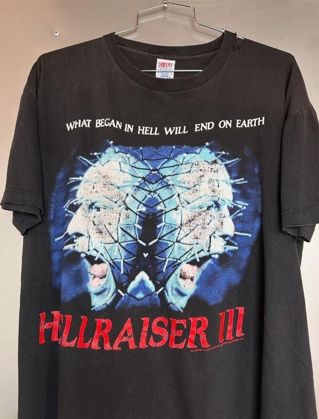 1993 Hellraiser 3 Movie Rare Design Short Sleeve T shirt 90s NH24717 Unisex T-Shirt S
1993 Hellraiser 3 Movie Rare Design Short Sleeve T shirt 90s NH24717 Unisex T-Shirt S