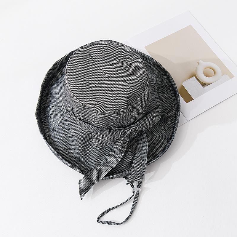 Summer women s bow foldable bucket hat, hot selling Panama summer wide brimmed sunscreen hat, beach outdoor fisherman hat M 55-58cm чорний
Summer women s bow foldable bucket hat, hot selling Panama summer wide brimmed sunscreen hat, beach outdoor fisherman hat M 55-58cm чорний
