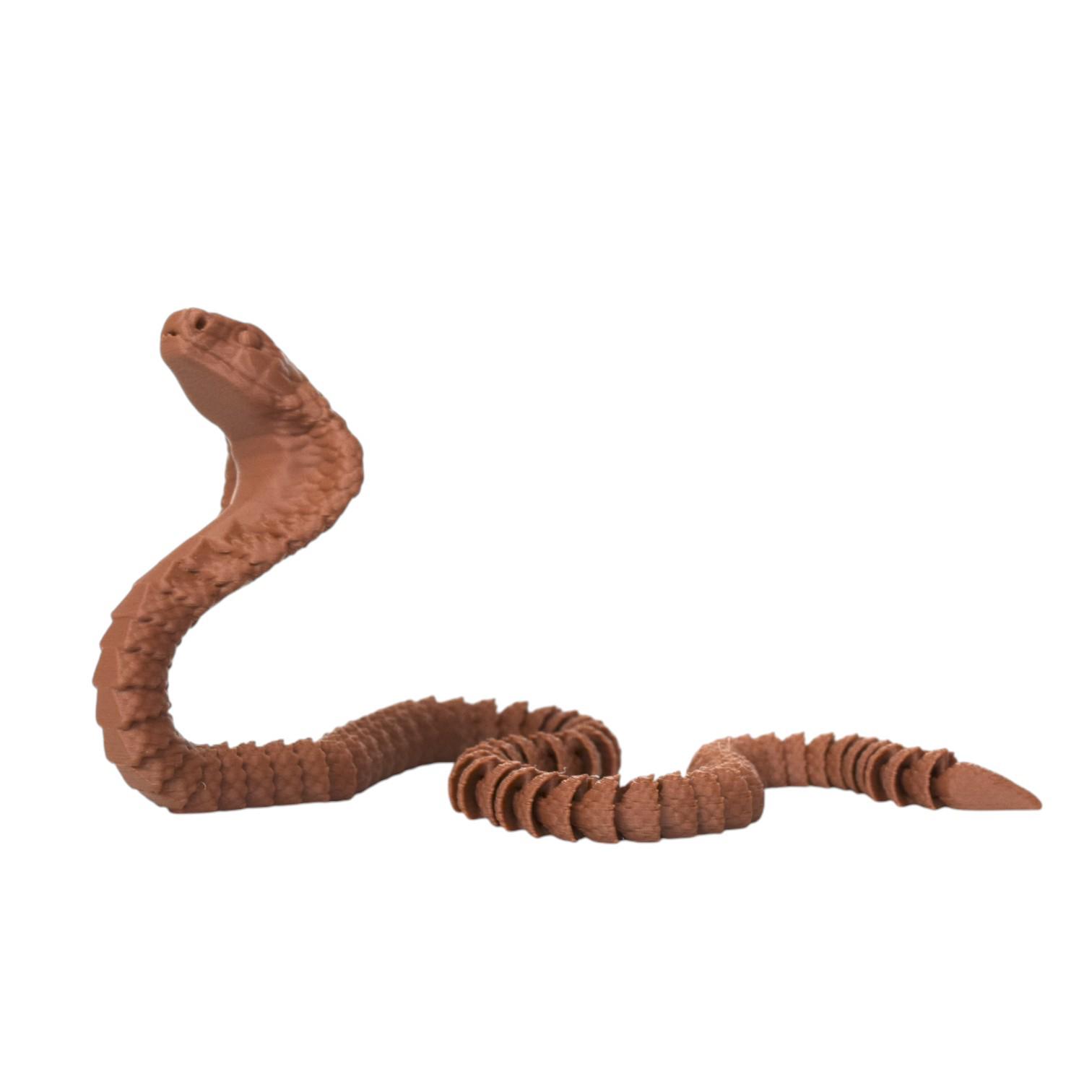 3D Printed Red & Blue Cobra Ornament: Realistic Snake Model Craft Gift 1.5cm*24cm*4.5cm Cobra Ornament Model
3D Printed Red & Blue Cobra Ornament: Realistic Snake Model Craft Gift 1.5cm*24cm*4.5cm Cobra Ornament Model