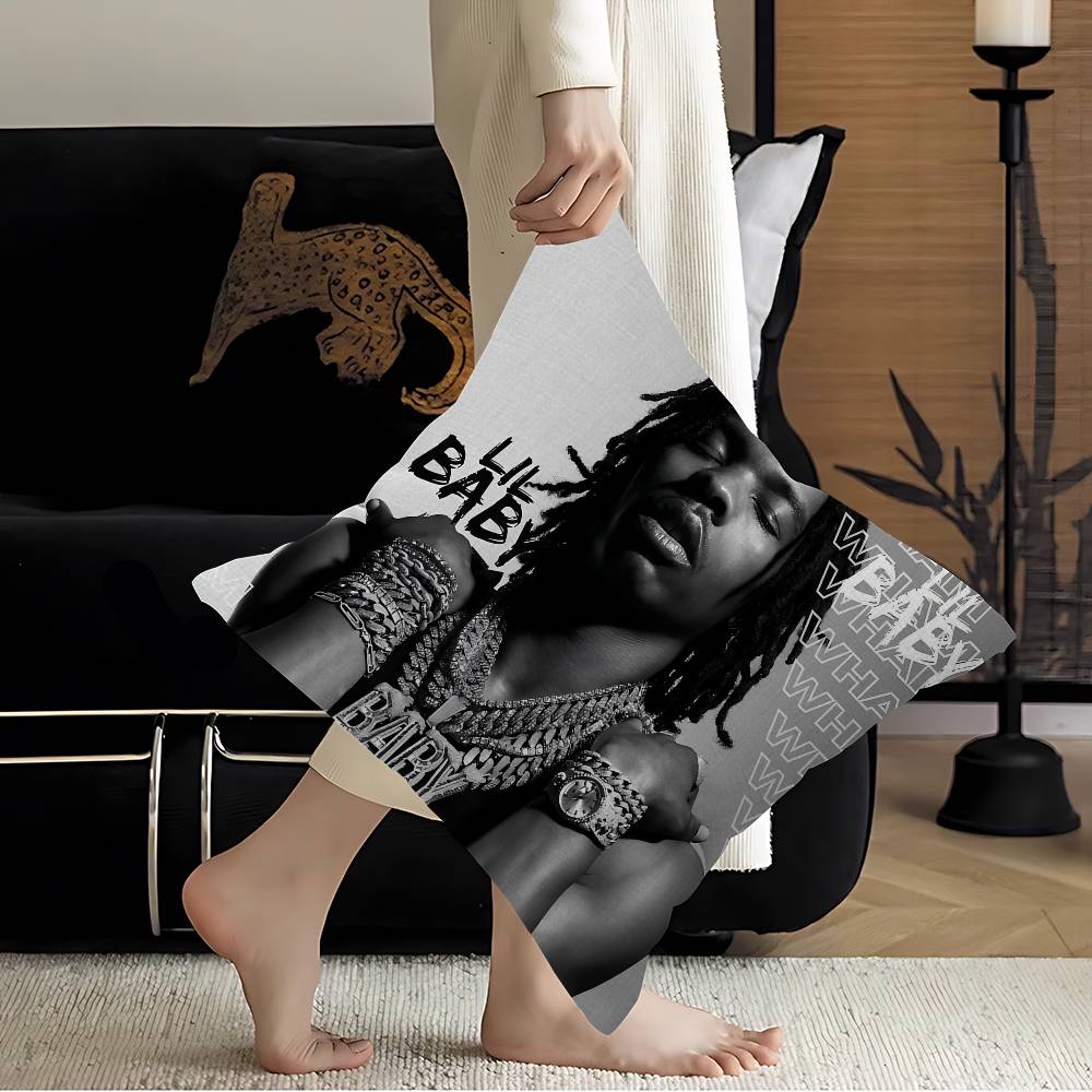 Lil Baby Rapper Office Cushion Pillowcase Car Cushion Cover45X45CM Lumbar Pillowcase Sofa Pillowcover 30x30 cm
Lil Baby Rapper Office Cushion Pillowcase Car Cushion Cover45X45CM Lumbar Pillowcase Sofa Pillowcover 30x30 cm