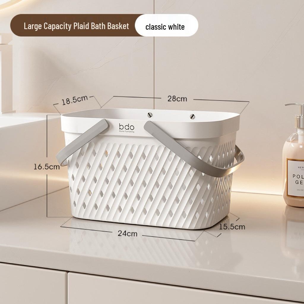 Enhanced Handheld Shower Basket for Draining and Storing Toiletries and Underwear - Large Capacity and Thickened Design
Enhanced Handheld Shower Basket for Draining and Storing Toiletries and Underwear - Large Capacity and Thickened Design