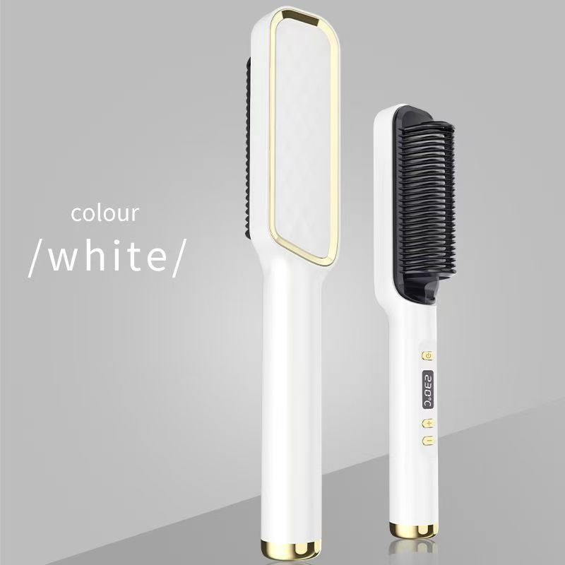 Hot style ceramic multifunctional styling comb, straightener, and curling iron with temperature control and fast heating speed AU білий
Hot style ceramic multifunctional styling comb, straightener, and curling iron with temperature control and fast heating speed AU білий