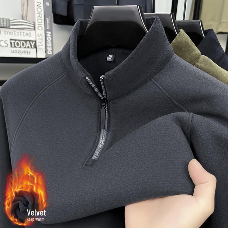 Men s Long-Sleeve Plush Lined Sweatshirt with Sherpa and Half-Zip Collar 4XL
Men s Long-Sleeve Plush Lined Sweatshirt with Sherpa and Half-Zip Collar 4XL
