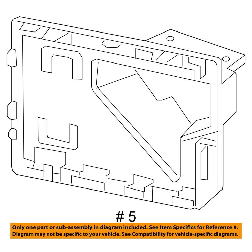 ECM Mounting Bracket - For Tahoe Yukon Escalade 2015-2018 - PN: 23283540
ECM Mounting Bracket - For Tahoe Yukon Escalade 2015-2018 - PN: 23283540