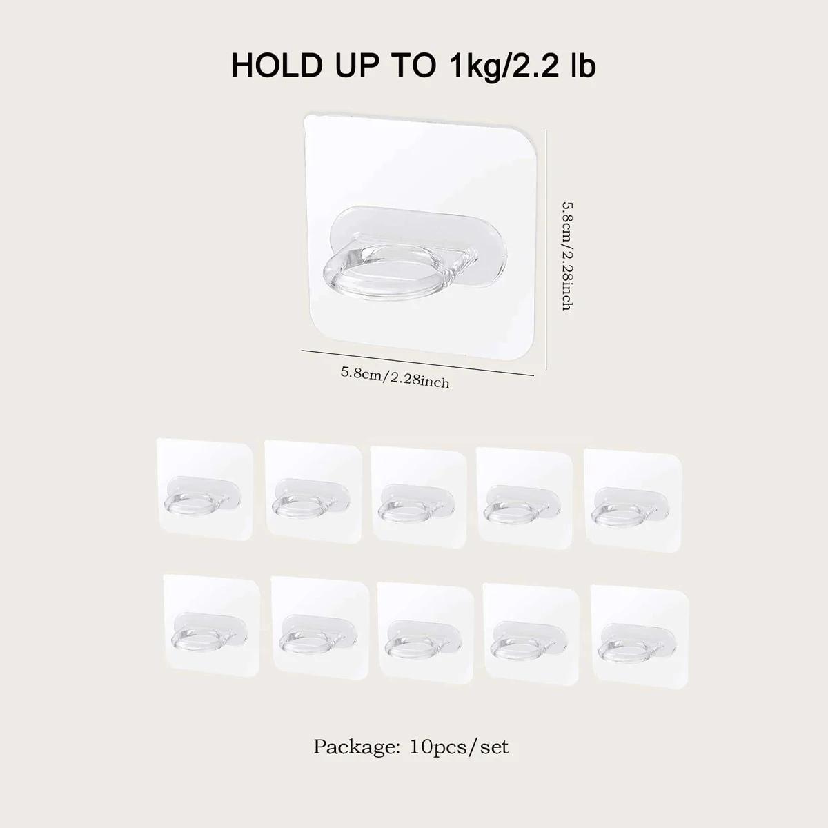 10Pcs Household Wall-Mounted Multi-Functional Round Hook, No Punching Seamless Paste, Storage Shelf, Kitchen, Bathroom
10Pcs Household Wall-Mounted Multi-Functional Round Hook, No Punching Seamless Paste, Storage Shelf, Kitchen, Bathroom