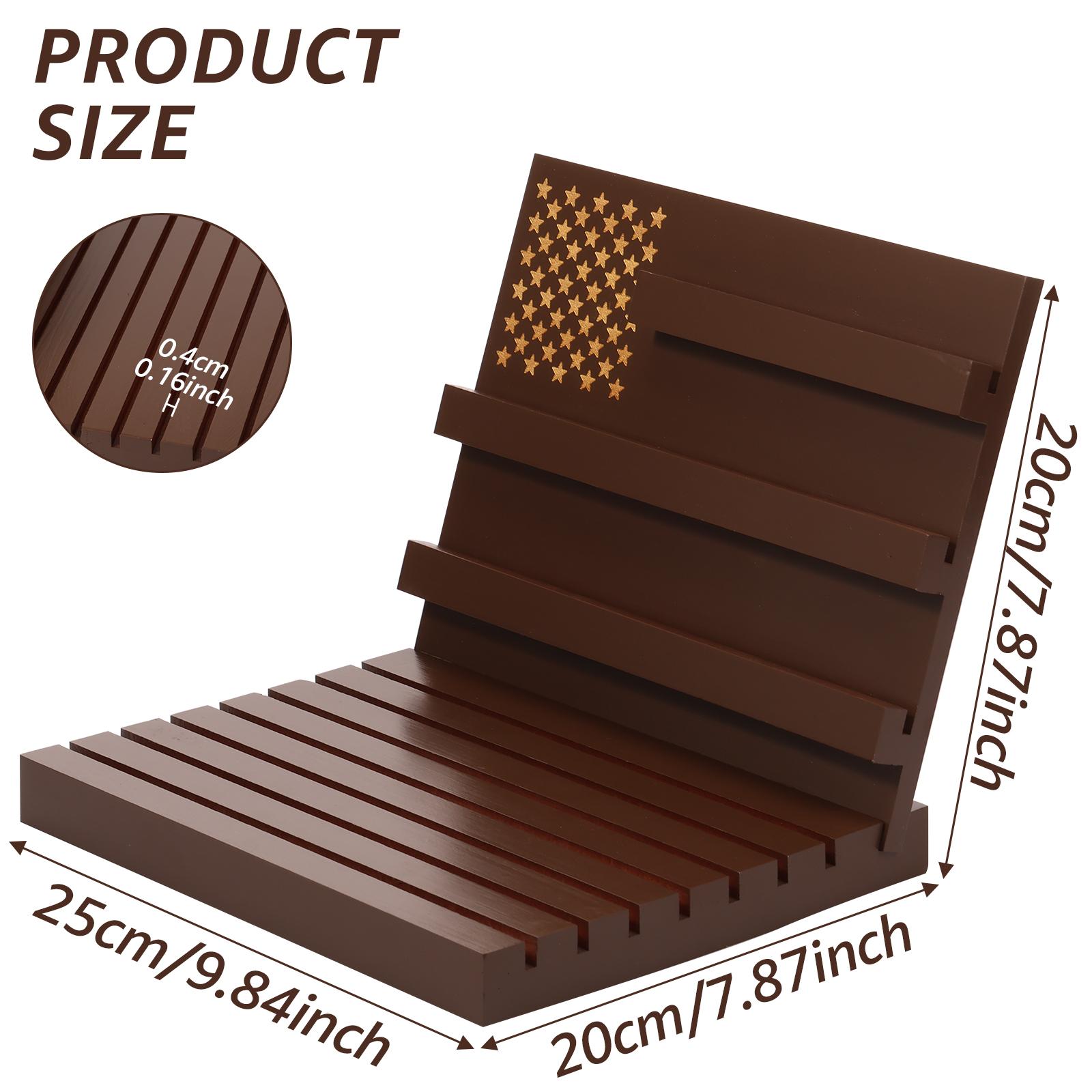 Challenge Coin Display Stand Wood Medal Holder Beautiful Stylish Pin Display Stand Multi-role Storage Rack for Home Office Decor
Challenge Coin Display Stand Wood Medal Holder Beautiful Stylish Pin Display Stand Multi-role Storage Rack for Home Office Decor