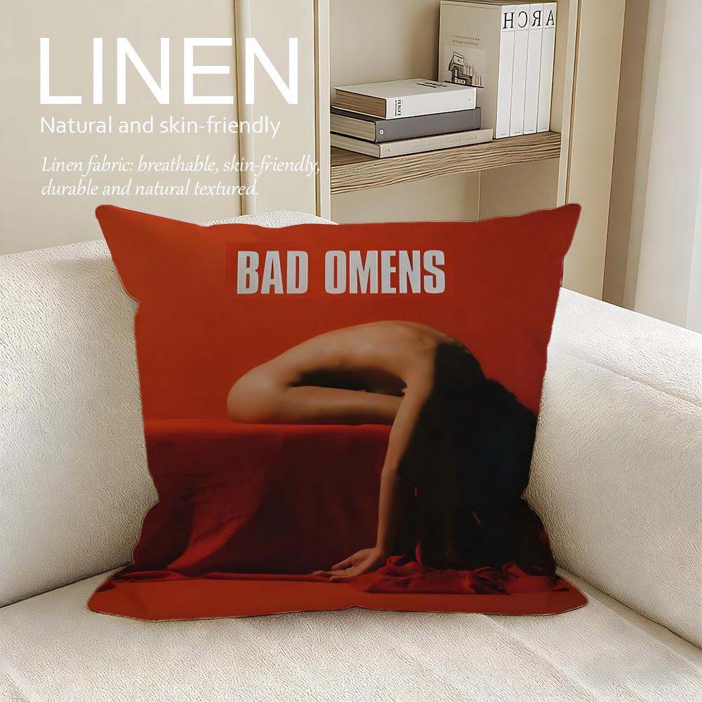 Music Bad Omens Cushion Cover Pillowcase Set Pcs x x Breathable Washable Sofa Cushion Cover 30X30cm
Music Bad Omens Cushion Cover Pillowcase Set Pcs x x Breathable Washable Sofa Cushion Cover 30X30cm