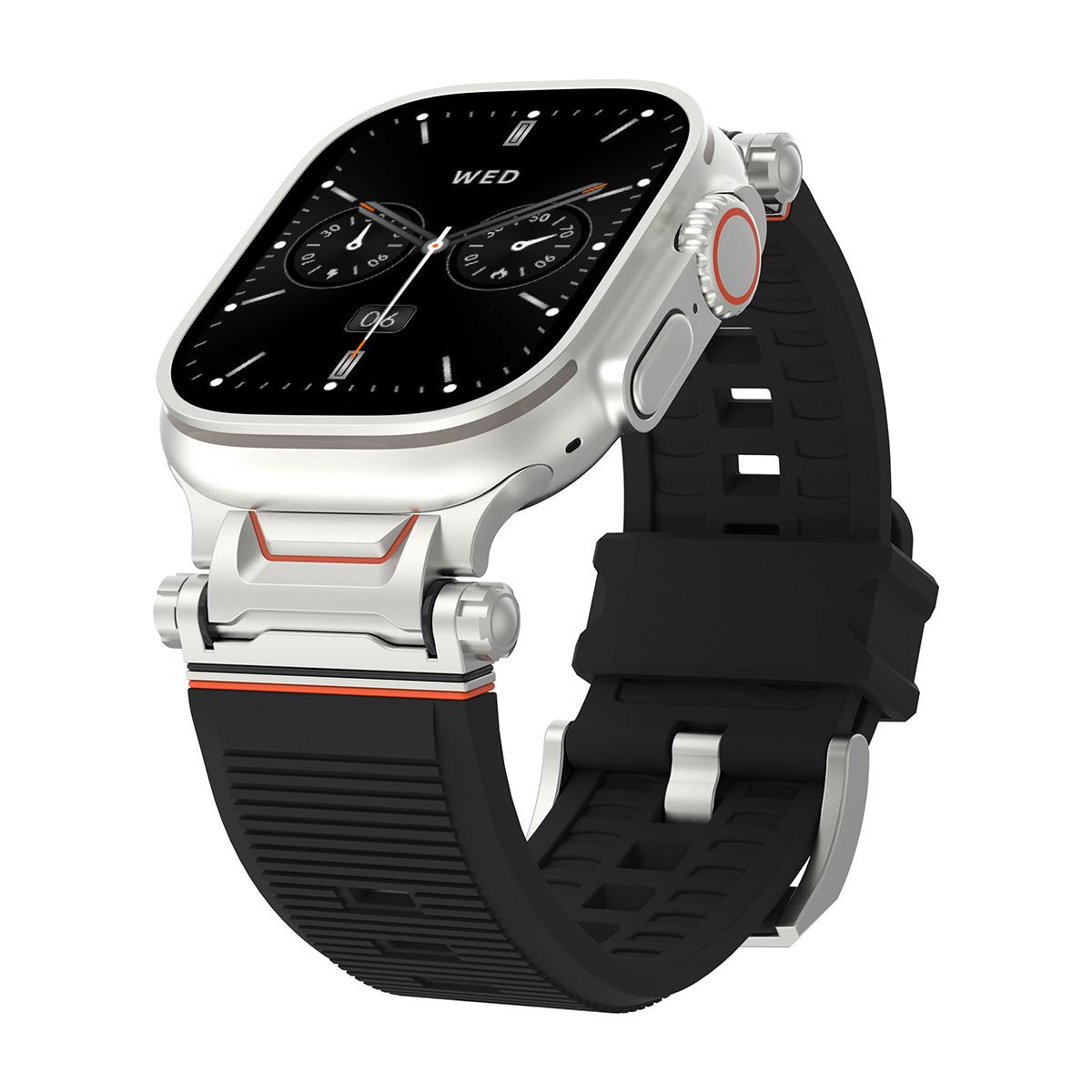 For Apple Watch Ultra 2 49mm Soft Silicone No Gaps Strap Bracelet For iWatch Series 10 46mm 9 8 7 6 SE 42mm 44mm 45mm Wrist Band 42mm for 3 2 1
For Apple Watch Ultra 2 49mm Soft Silicone No Gaps Strap Bracelet For iWatch Series 10 46mm 9 8 7 6 SE 42mm 44mm 45mm Wrist Band 42mm for 3 2 1