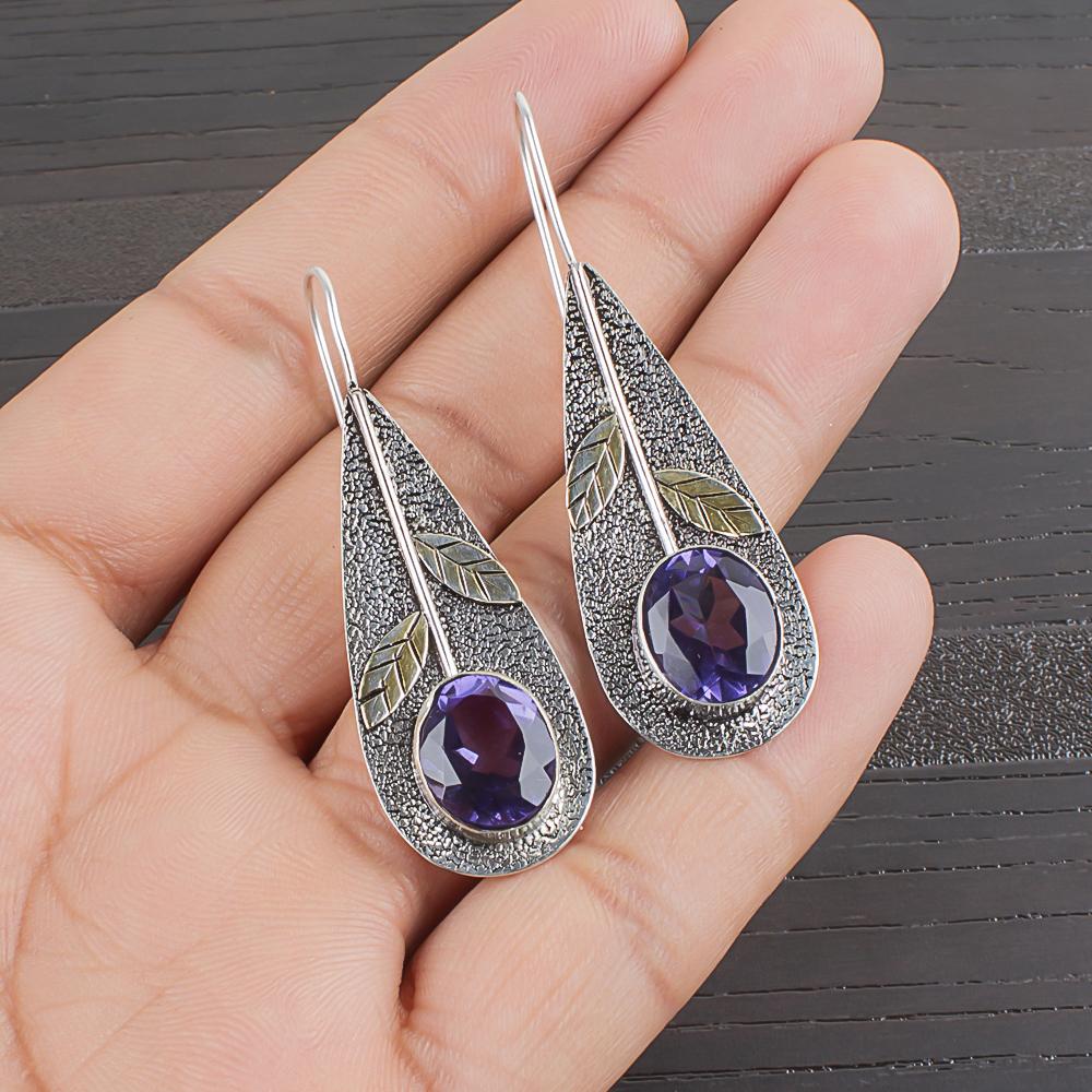 Серьги с иолитом, 925 пробы, сплошные серебряные серьги, ювелирные изделия ручной работы с драгоценными камнями, подарки для жены, абсолютно новые серьги 2.00 Inches фиолетовый
Серьги с иолитом, 925 пробы, сплошные серебряные серьги, ювелирные изделия ручной работы с драгоценными камнями, подарки для жены, абсолютно новые серьги 2.00 Inches фиолетовый