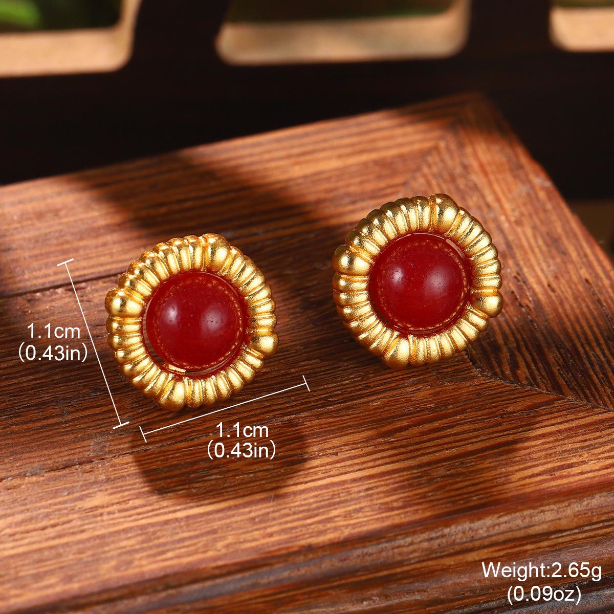 Antique new Chinese style flower fringed pearl earrings Hanfu accessories earrings imitation Hetian jade green agate temperament ear hook
Antique new Chinese style flower fringed pearl earrings Hanfu accessories earrings imitation Hetian jade green agate temperament ear hook