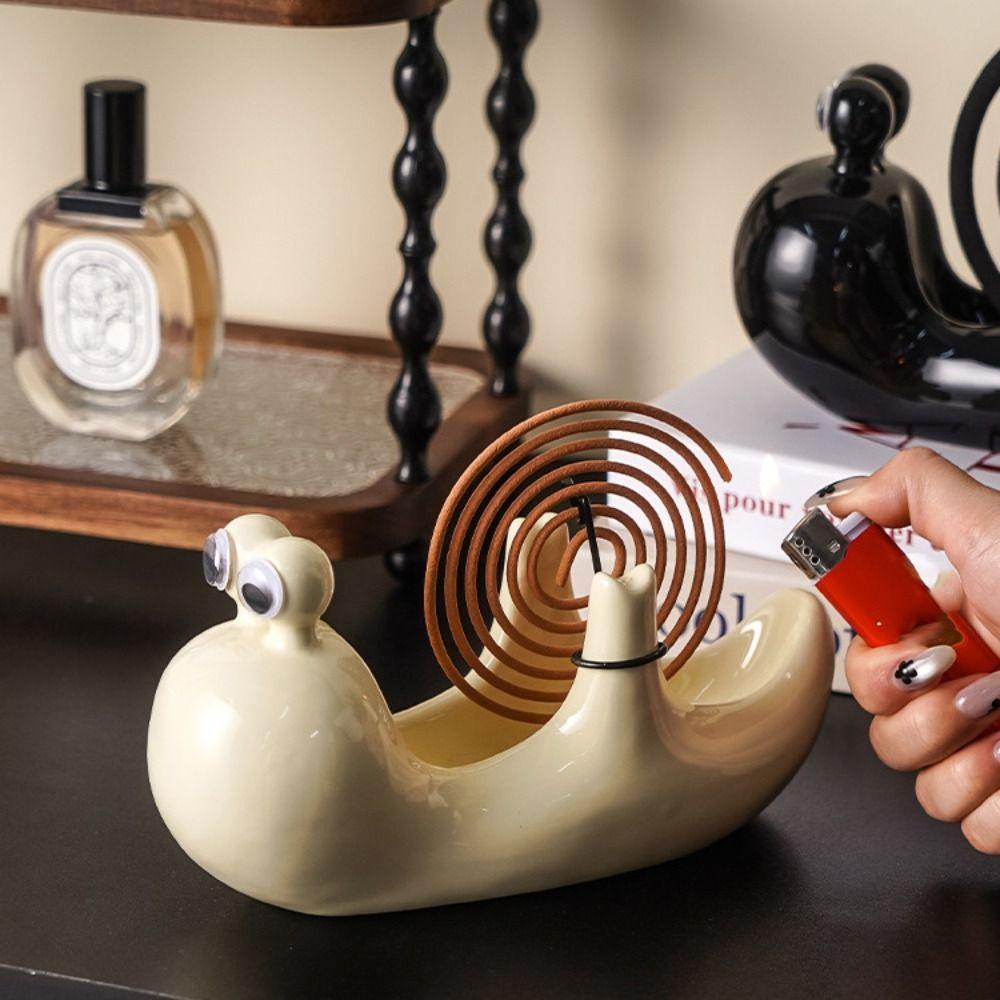 Ceramic Mosquito Coil Holder Cute Mosquito Incense Bracket Summer чорний
Ceramic Mosquito Coil Holder Cute Mosquito Incense Bracket Summer чорний