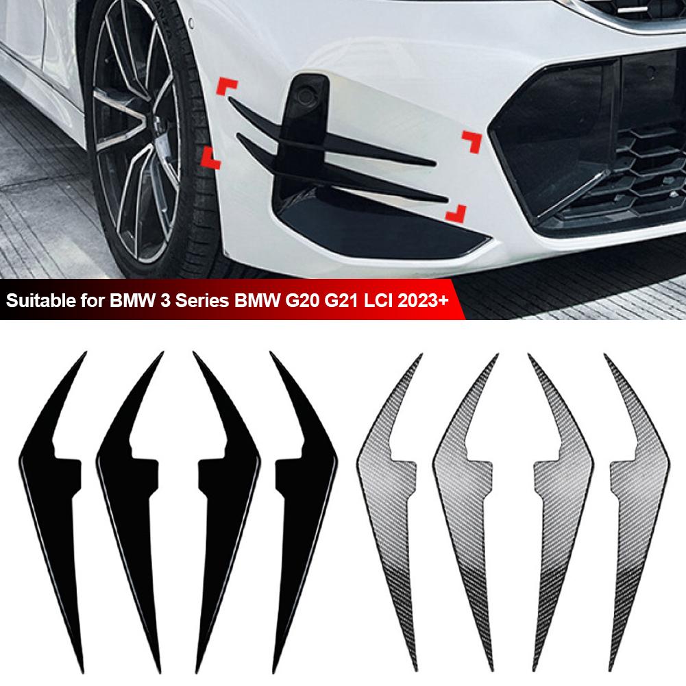 4Pcs/Set Car Front Bumper Fog Lamp Side Fins Lip Splitters Air Trim Fitmet For BMW 3 Series G20/G21 LCI 2023+ M Sport Carbon Fiber
4Pcs/Set Car Front Bumper Fog Lamp Side Fins Lip Splitters Air Trim Fitmet For BMW 3 Series G20/G21 LCI 2023+ M Sport Carbon Fiber