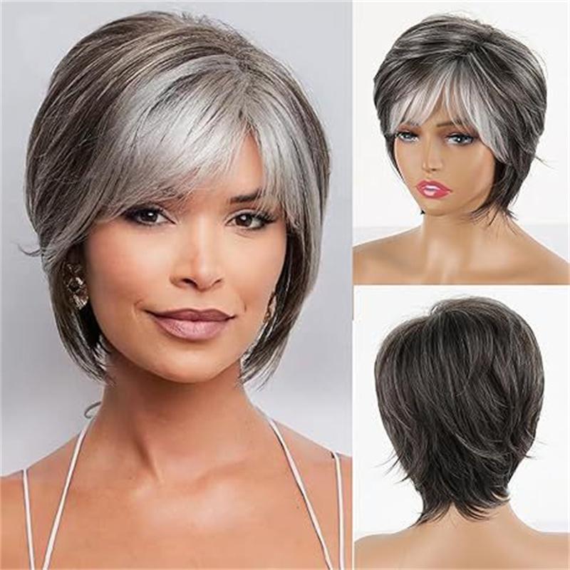 Stylish Short Curly Synthetic Wig for Daily Wear Cosplay Costume Mommy Wig Natural Hair Nice Looking Women s Wig темно-коричневого
Stylish Short Curly Synthetic Wig for Daily Wear Cosplay Costume Mommy Wig Natural Hair Nice Looking Women s Wig темно-коричневого