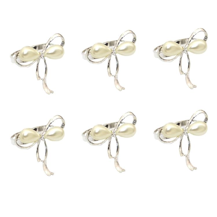 6Pcs/Pack Lovely Napkin Rings With Bowknot Detail Alloy Materials Butterfly Napkin Holders For Dining Table
6Pcs/Pack Lovely Napkin Rings With Bowknot Detail Alloy Materials Butterfly Napkin Holders For Dining Table