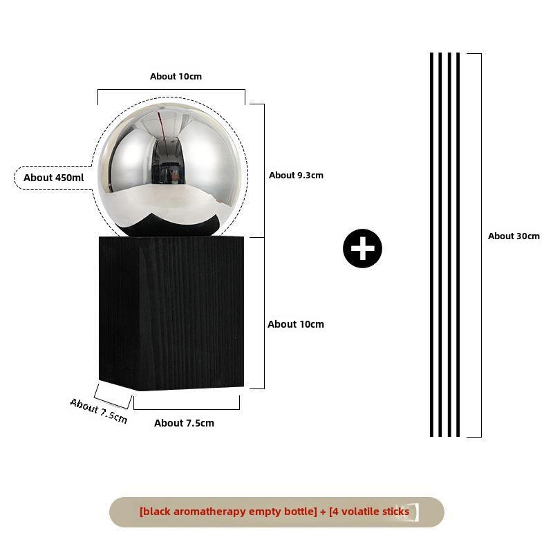 Wooden Base Stainless Steel Aromatherapy Diffuser Unscented Wooden Base Home Decor Diffuser Holiday Ornament Without Oils чорний
Wooden Base Stainless Steel Aromatherapy Diffuser Unscented Wooden Base Home Decor Diffuser Holiday Ornament Without Oils чорний