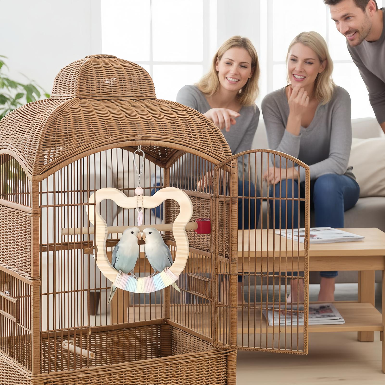 Parrot Swing Wood Bear Shape Hangable Cockatiel Toy Natural Hangable Bird Toy For Macaw Conure Budgies Gray Parrot Avian China Mainland
Parrot Swing Wood Bear Shape Hangable Cockatiel Toy Natural Hangable Bird Toy For Macaw Conure Budgies Gray Parrot Avian China Mainland