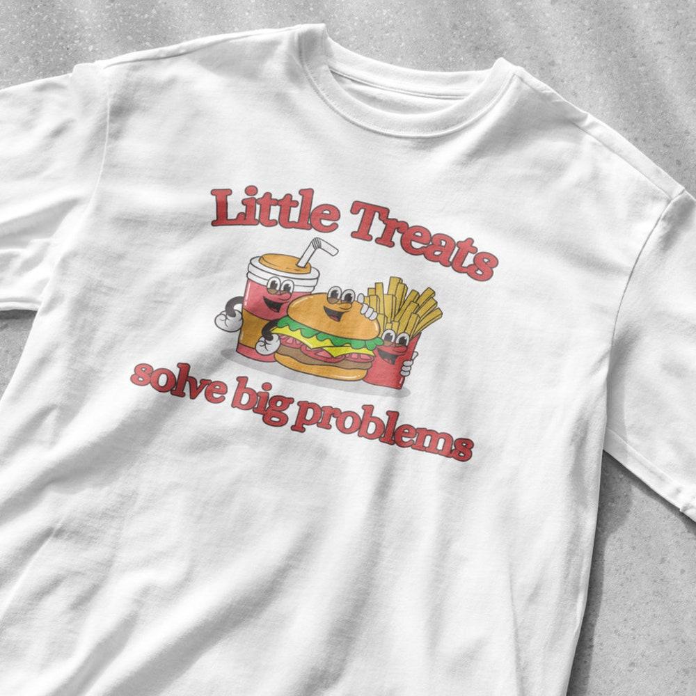 230GSM 100% Cotton T-Shirt Little treats solve big problems shirt graphic tee funny shirt vintage shirt Meme T Shirt food shirt little treat shirt XS белый
230GSM 100% Cotton T-Shirt Little treats solve big problems shirt graphic tee funny shirt vintage shirt Meme T Shirt food shirt little treat shirt XS белый