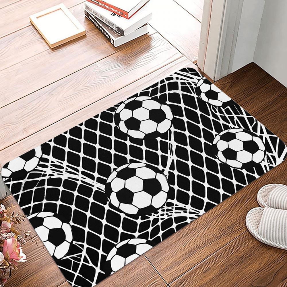 Soccer Black Doormat Kitchen Carpet Living Room Dining Room Laundry Floor Mat Bath Balcony Hallway Non-slip Door Mat 40cmx60cm
Soccer Black Doormat Kitchen Carpet Living Room Dining Room Laundry Floor Mat Bath Balcony Hallway Non-slip Door Mat 40cmx60cm