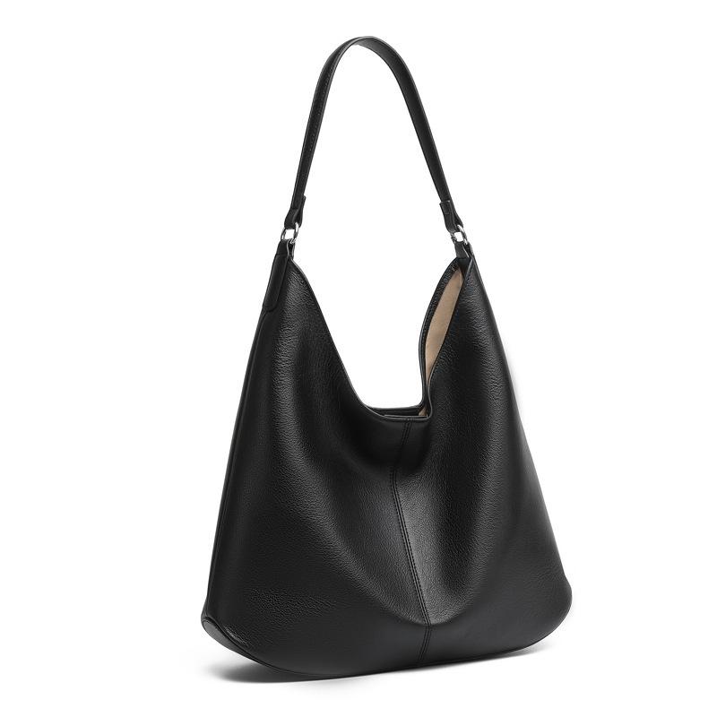 Women S Vegetable Tanned Lazy Wind Single Shoulder Armpit Bag Simple Tote Bag Large Capacity Commuter Single Shoulder Bucket Bag 36*10*26cm чорний
Women S Vegetable Tanned Lazy Wind Single Shoulder Armpit Bag Simple Tote Bag Large Capacity Commuter Single Shoulder Bucket Bag 36*10*26cm чорний