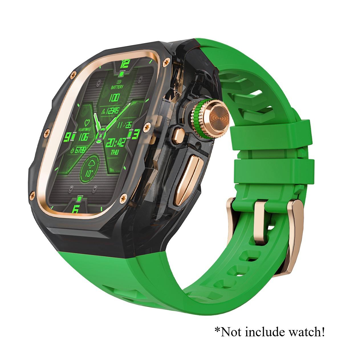 Розкішний набір для модифікації для Apple Watch Ultra 3 49 мм Спортивний гумовий ремінець для iWatch Series Ultra 2 1 49 мм Корпус «Льодовик» Набір для переоснащення For Ultra 3 49MM
Розкішний набір для модифікації для Apple Watch Ultra 3 49 мм Спортивний гумовий ремінець для iWatch Series Ultra 2 1 49 мм Корпус «Льодовик» Набір для переоснащення For Ultra 3 49MM