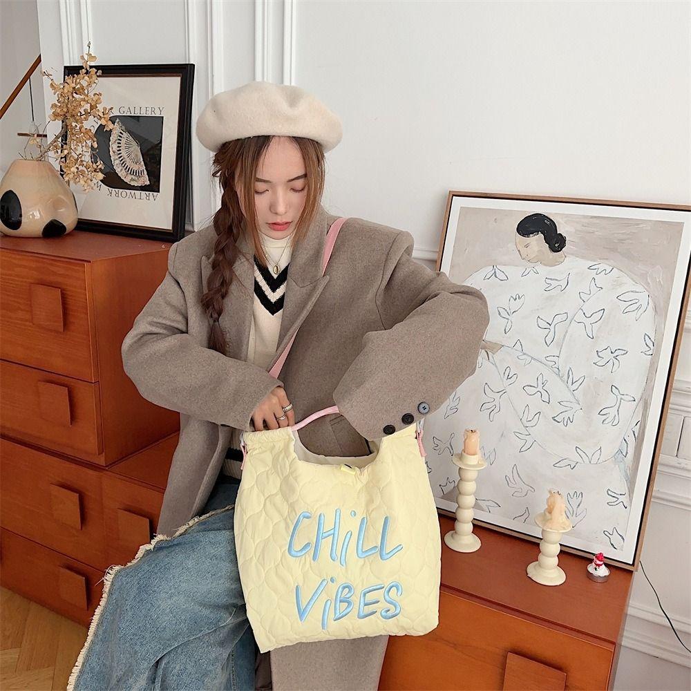Lightweight Drawstring Puffer Tote Bag Large Capacity Down Fabric Shoulder Bag Ladies жёлтый
Lightweight Drawstring Puffer Tote Bag Large Capacity Down Fabric Shoulder Bag Ladies жёлтый