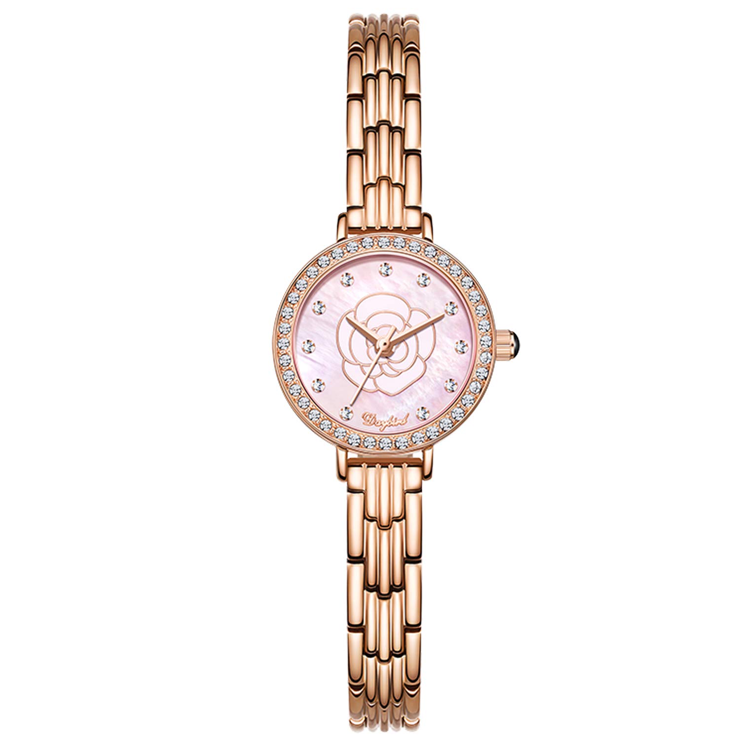 RORIOS Women s Watch, Flower & Mother of Pearl Dial, Diamond Bracelet Style, Waterproof, Made in Japan Quartz, Cute Casual Design, Pink.
RORIOS Women s Watch, Flower & Mother of Pearl Dial, Diamond Bracelet Style, Waterproof, Made in Japan Quartz, Cute Casual Design, Pink.