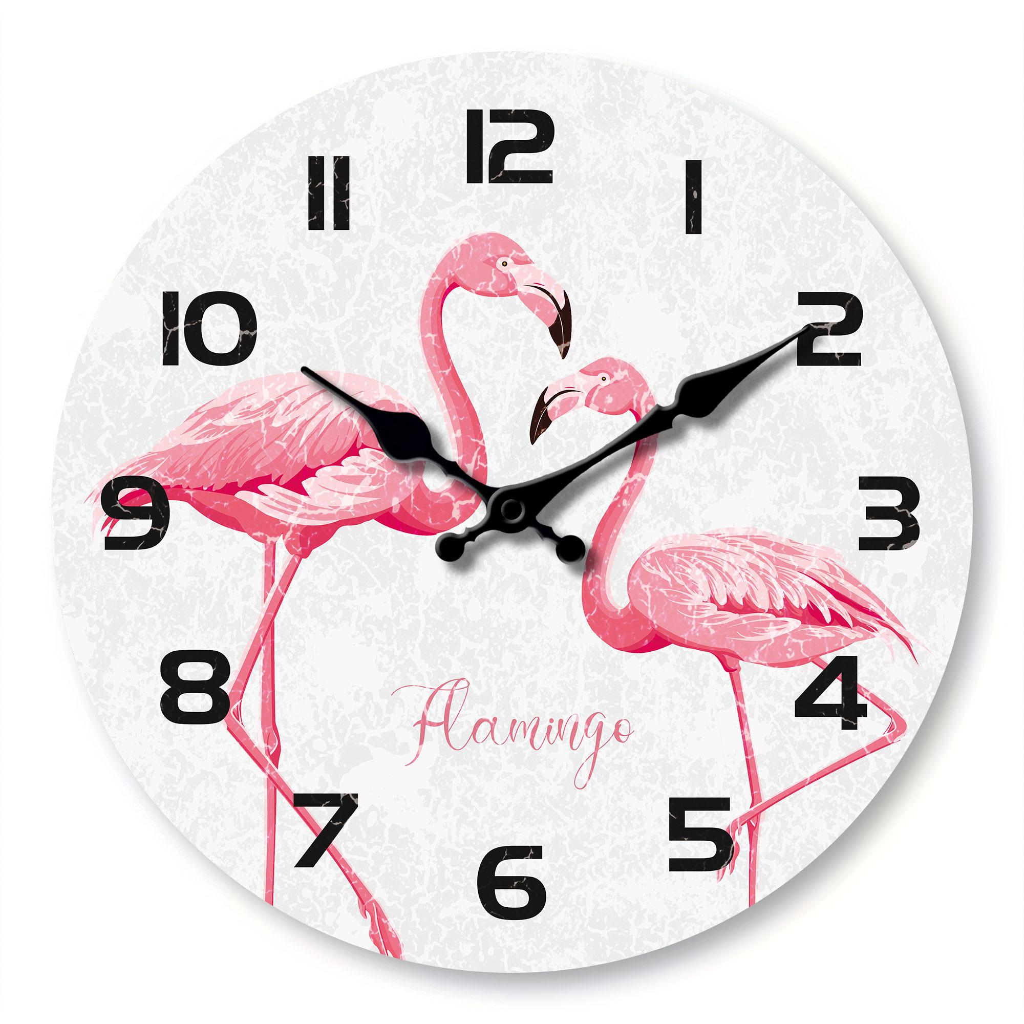 1pc round wooden wall clock, two pink flamingo patterns and Arabic numerals design wall clock, silent clock, for living room bed 10 inch
1pc round wooden wall clock, two pink flamingo patterns and Arabic numerals design wall clock, silent clock, for living room bed 10 inch