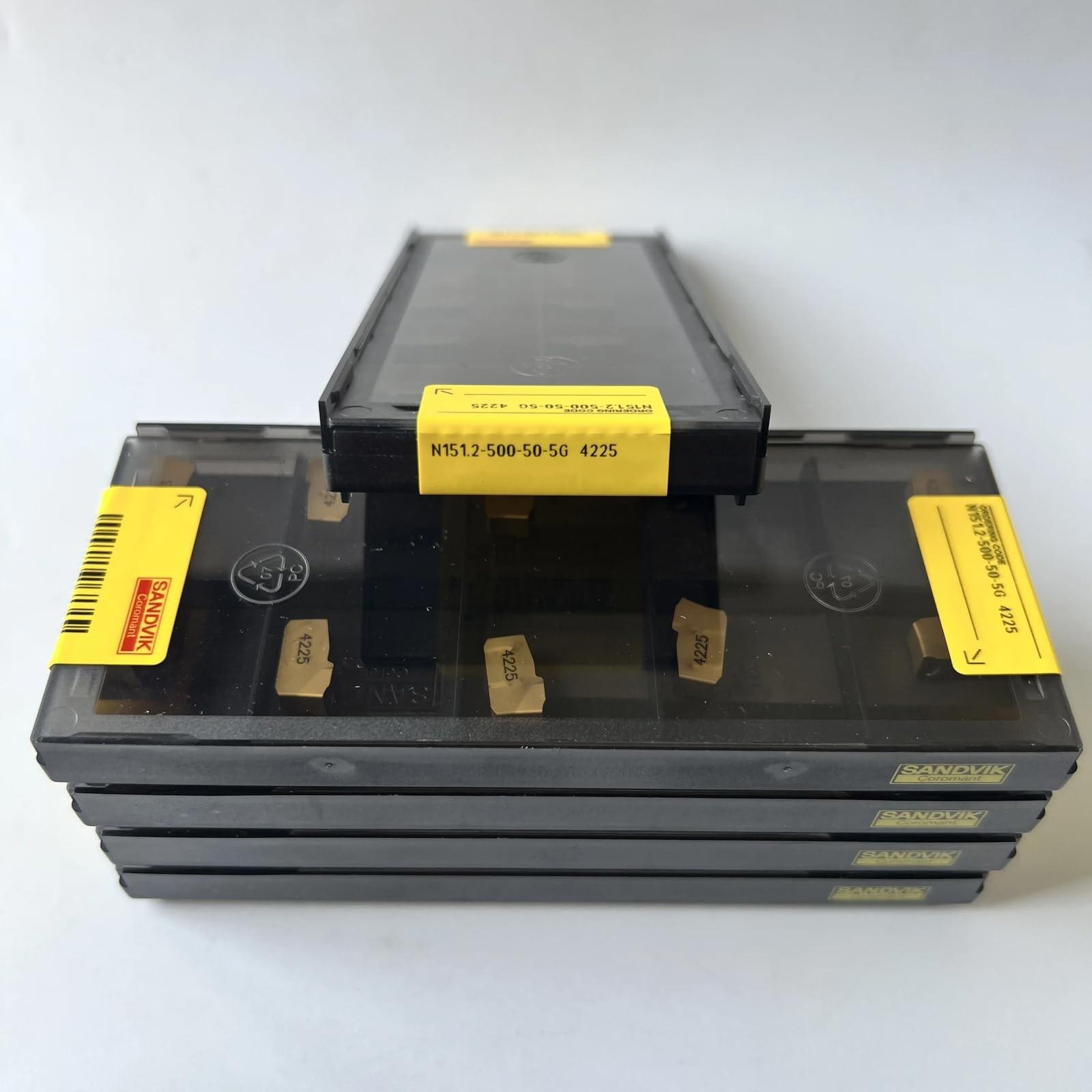 Original Sandvik / N151.2-500-50-5G 4225 / CNC lathe carbide blade 10 Pcs
Original Sandvik / N151.2-500-50-5G 4225 / CNC lathe carbide blade 10 Pcs