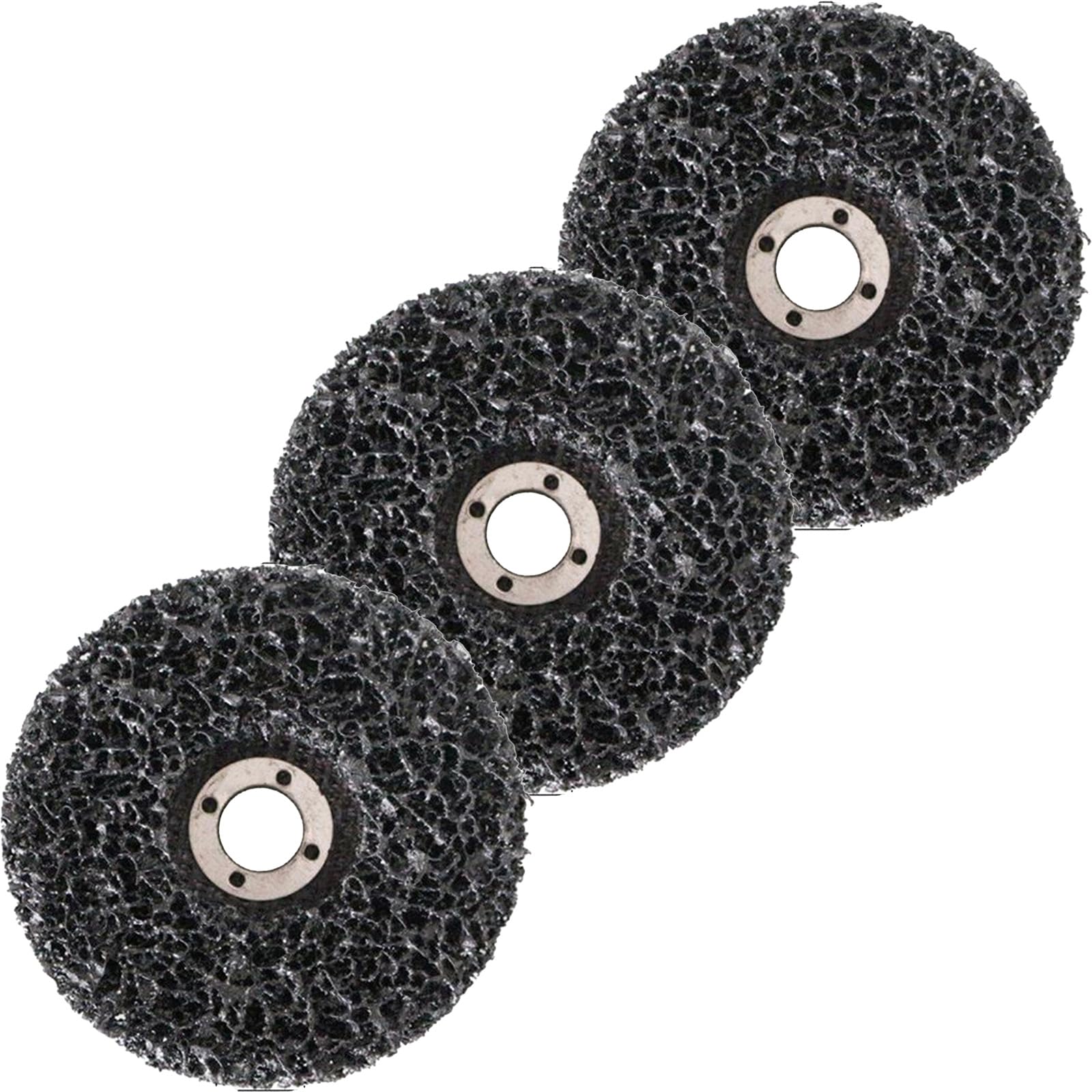 Alpha Depot Grinder Sander Polishing and Cleaning Discs for Paint Matte Blades 100mm x Rust, Burrs, Removal, (Black, 3) чорний
Alpha Depot Grinder Sander Polishing and Cleaning Discs for Paint Matte Blades 100mm x Rust, Burrs, Removal, (Black, 3) чорний