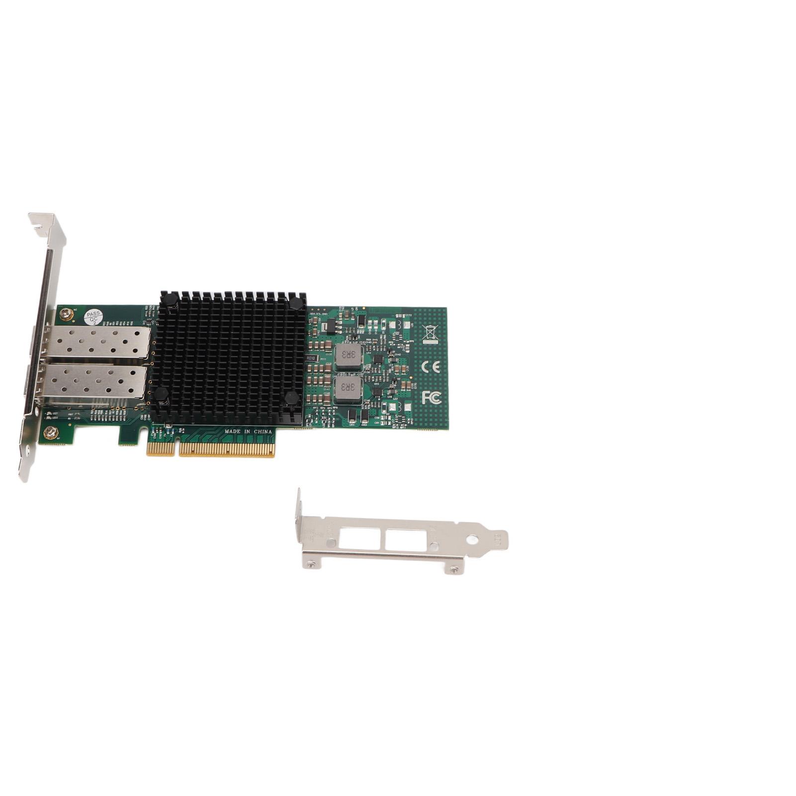PCIE X8 Network Card 10G SFP+ Server Fiber Network Card NIC LAN Card for Windows for Linux
PCIE X8 Network Card 10G SFP+ Server Fiber Network Card NIC LAN Card for Windows for Linux