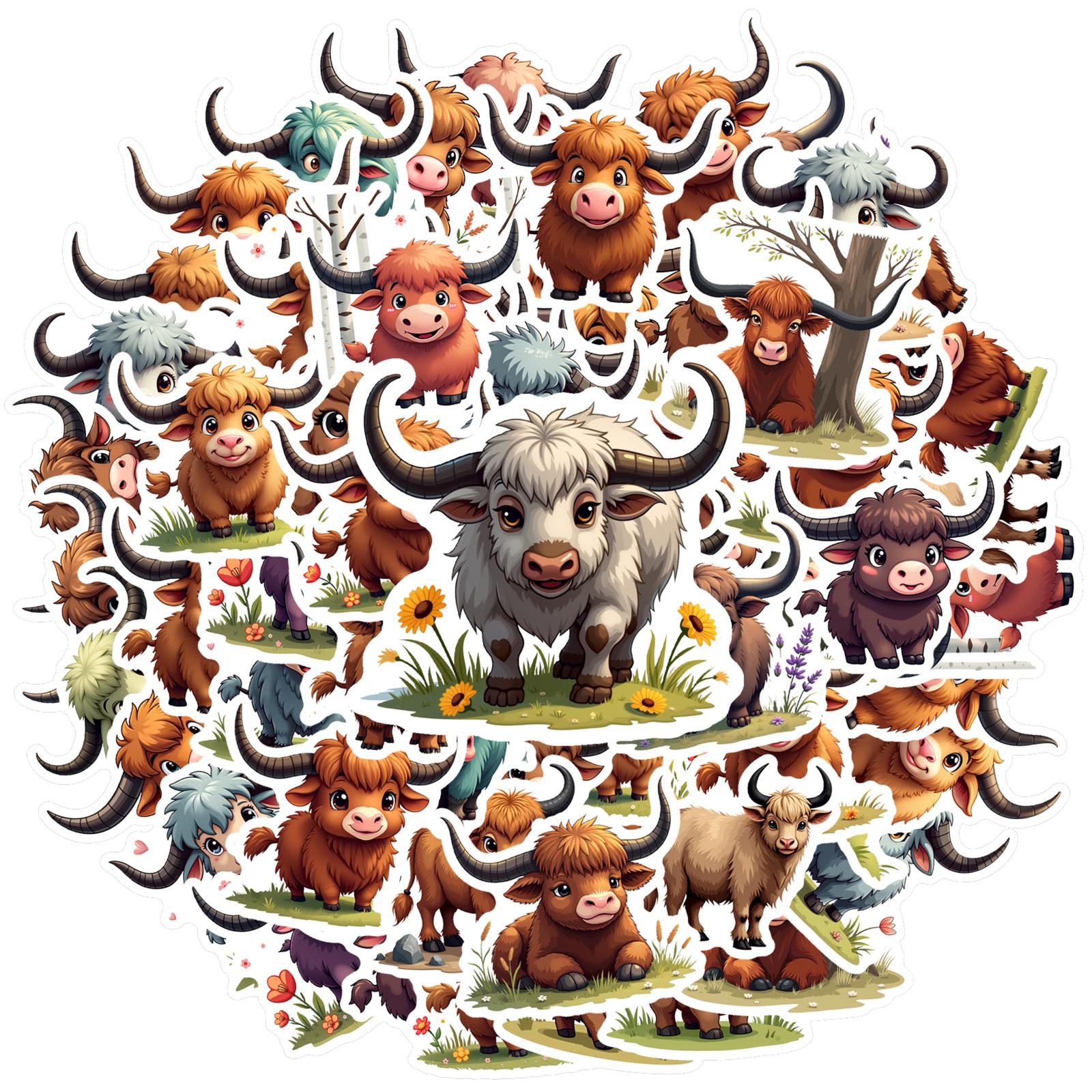 Pastoral Nature Decals Cartoon Cattle DIY Stickers Animal Stickers For Phone Suitcase
Pastoral Nature Decals Cartoon Cattle DIY Stickers Animal Stickers For Phone Suitcase