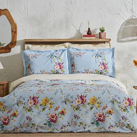 Комплект пододеяльников Karaca Home Jolie из 100 % хлопка, синий