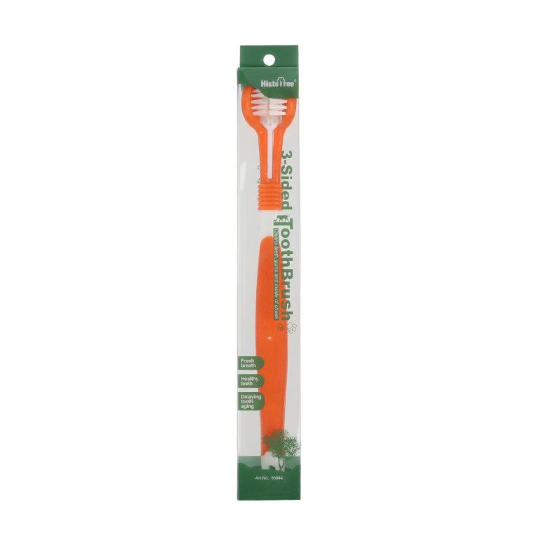 3-Sided Pet Toothbrush Dog Plastic Toothbrush Removing Bad Breath Tartar Cleaning Mouth Pet Dental Care Cat Cleaning Mouth помаранчевий
3-Sided Pet Toothbrush Dog Plastic Toothbrush Removing Bad Breath Tartar Cleaning Mouth Pet Dental Care Cat Cleaning Mouth помаранчевий