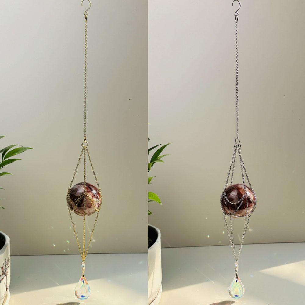 Stainless Steel Stone Holder Interchangeable Home Decoration Crafts Crystal Holder Cage Silver 1
Stainless Steel Stone Holder Interchangeable Home Decoration Crafts Crystal Holder Cage Silver 1