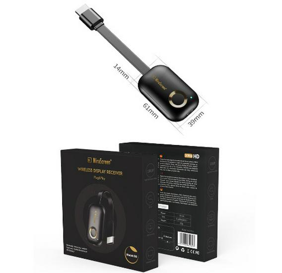 G9 Dual-Band 4K Wireless HDMI Mirroring Dongle with No Switching (2.4+5G, Dual-Core)
G9 Dual-Band 4K Wireless HDMI Mirroring Dongle with No Switching (2.4+5G, Dual-Core)
