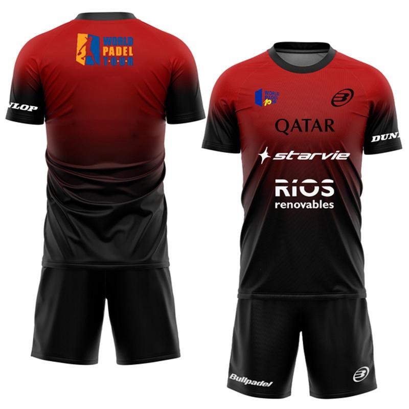 New Men s Padel Tennis Training Suit Premium Gradient Padel Shorts and T-Shirt Set Summer Quick Drying Sportswear Two-piece Set 3XL
New Men s Padel Tennis Training Suit Premium Gradient Padel Shorts and T-Shirt Set Summer Quick Drying Sportswear Two-piece Set 3XL
