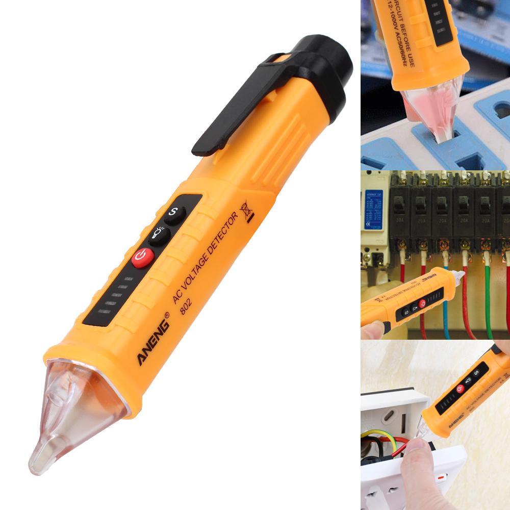 Current Sensor Tester Smart Non-Contact Meter Tester Pen Sensitivity Adjustable AC/DC Voltage Detectors VC1010 Digital 12-1000V жовтий
Current Sensor Tester Smart Non-Contact Meter Tester Pen Sensitivity Adjustable AC/DC Voltage Detectors VC1010 Digital 12-1000V жовтий