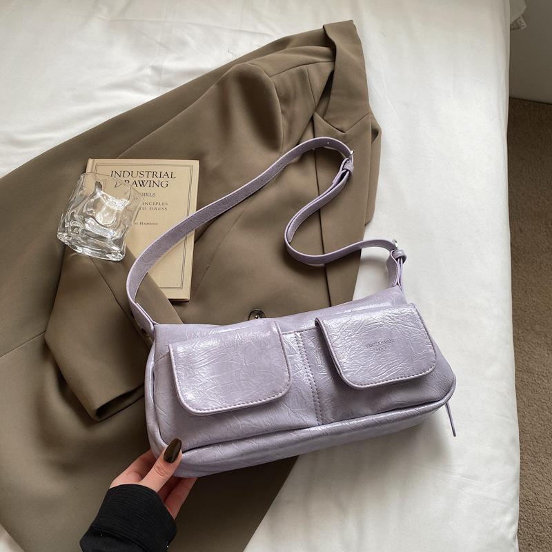 Niche underarm bag women s new simple and versatile small square bag fashionable shoulder messenger bag фиолетовый
Niche underarm bag women s new simple and versatile small square bag fashionable shoulder messenger bag фиолетовый