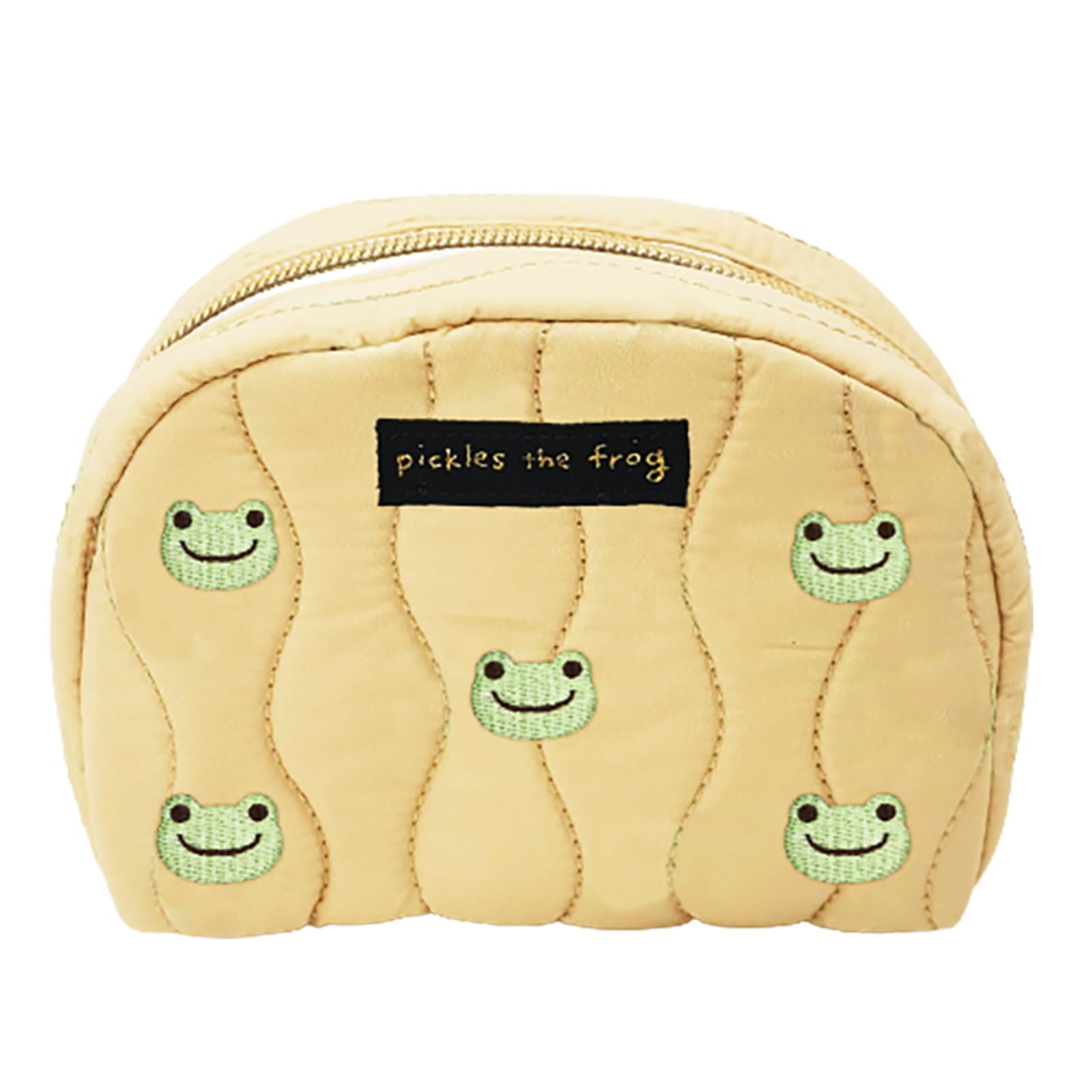 Nakajima Corporation Pickles Embroidered Quilted Pouch 188274-23
Nakajima Corporation Pickles Embroidered Quilted Pouch 188274-23