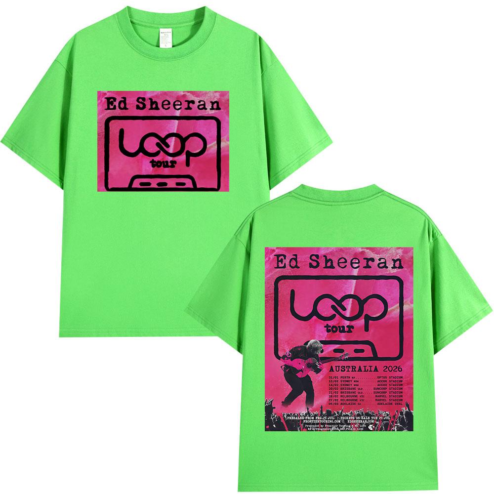 2025 Ed Sheeran Loop Tour Australia 2026 Tour Tshirts Fans Gifts Unisexs Women Fashion Hip Hop Tshirt Casual Cotton Oversized T S 3XL
2025 Ed Sheeran Loop Tour Australia 2026 Tour Tshirts Fans Gifts Unisexs Women Fashion Hip Hop Tshirt Casual Cotton Oversized T S 3XL