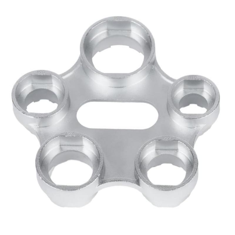 Multi-Size Six-in-One Faucet Aerator Removal Tool
Multi-Size Six-in-One Faucet Aerator Removal Tool