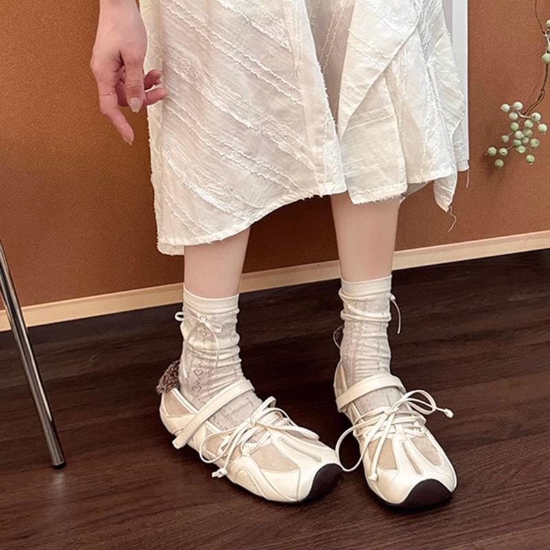 Versatile Ballet Style Velcro Bow Mary Jane Shoes Spring Summer Splicing Casual Ladies Versatile Light Mouth Single Shoes 40 бежевий
Versatile Ballet Style Velcro Bow Mary Jane Shoes Spring Summer Splicing Casual Ladies Versatile Light Mouth Single Shoes 40 бежевий